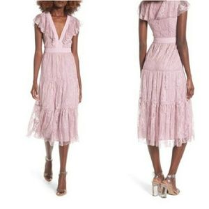NWT WAYF PURPLE LACE DRESS SIZE SMALL